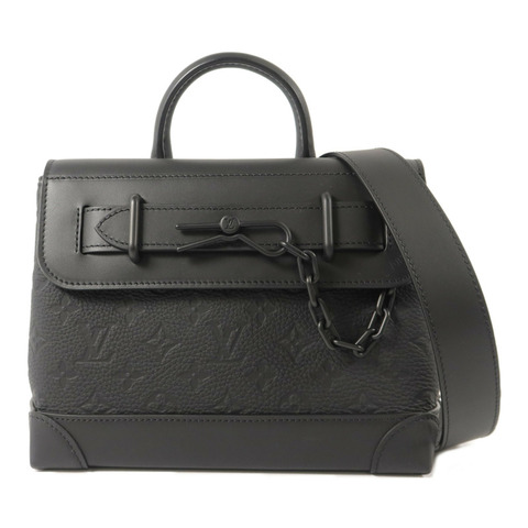 LOUIS VUITTON Monogram Taurillon Steamer PM手挽肩背兩用袋