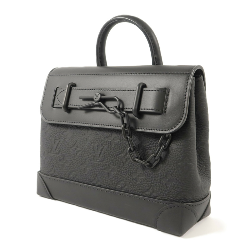 LOUIS VUITTON Monogram Taurillon Steamer PM手挽肩背兩用袋-2