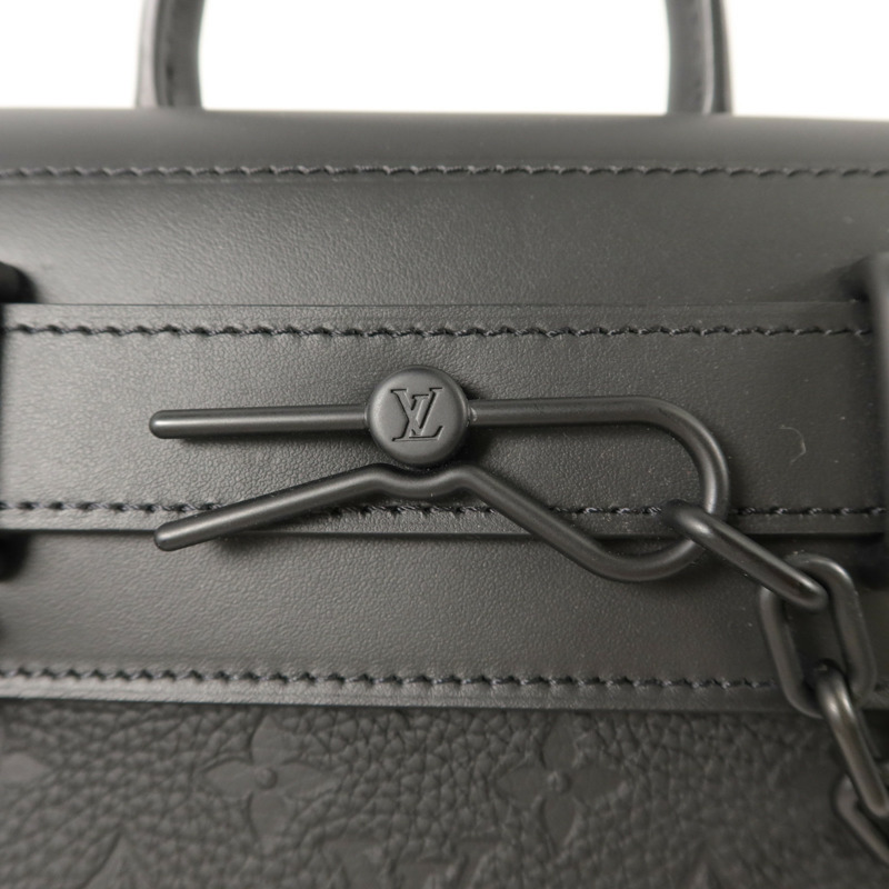 LOUIS VUITTON Monogram Taurillon Steamer PM手挽肩背兩用袋-7
