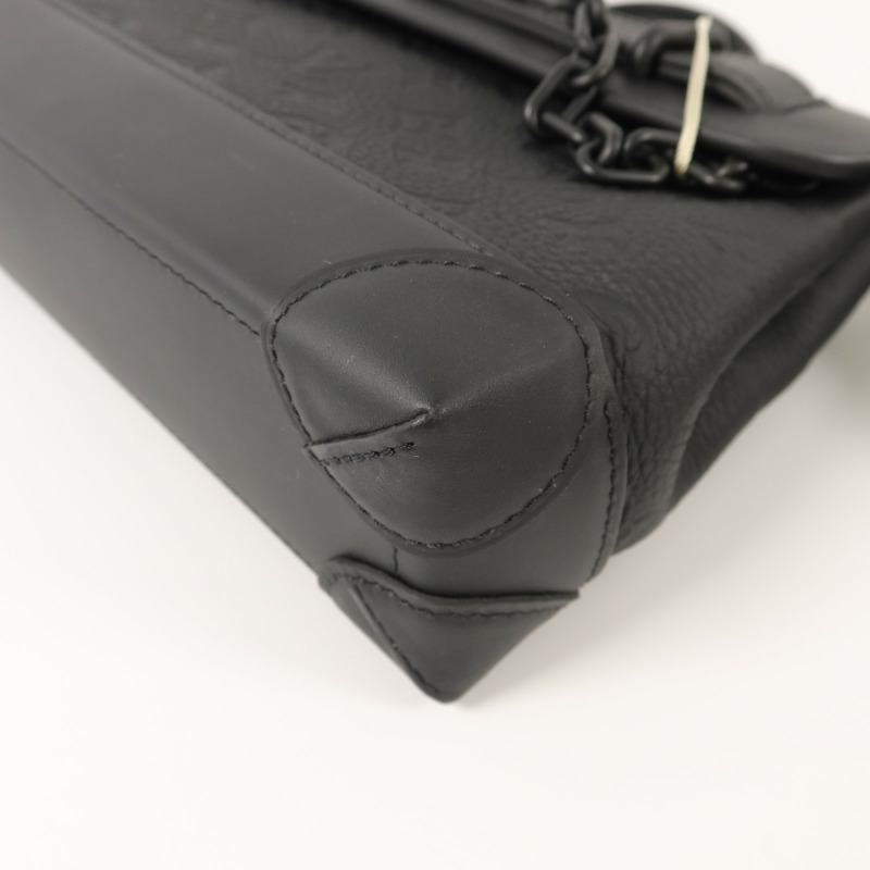 LOUIS VUITTON Monogram Taurillon Steamer PM手挽肩背兩用袋-10
