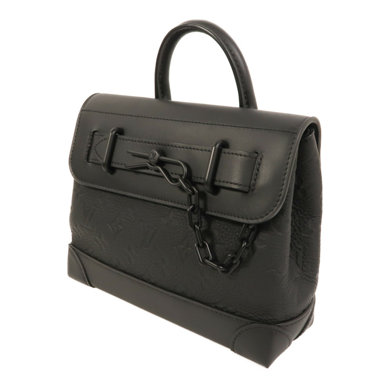LOUIS VUITTON Monogram Taurillon Steamer PM手挽肩背兩用袋-2