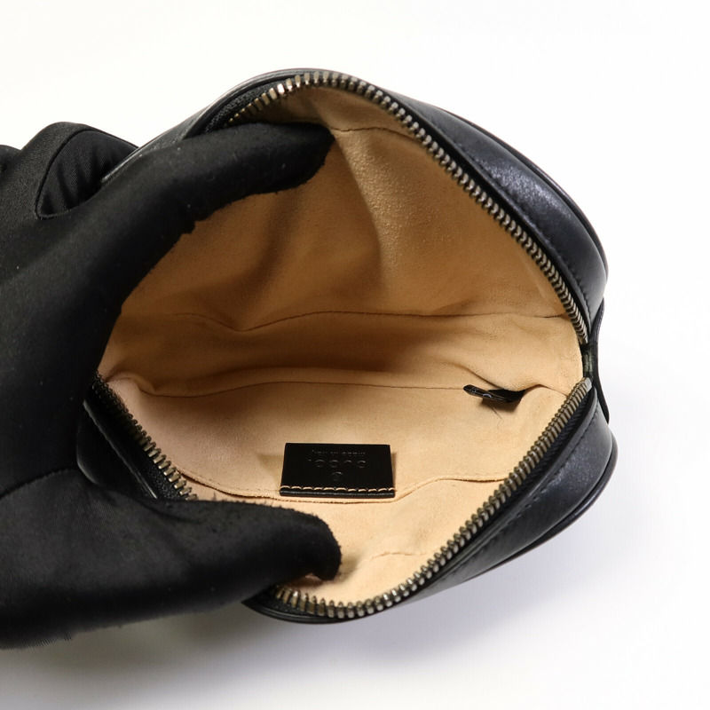 GUCCI 牛皮皮革GG Marmont Waist Bag肩背袋-4