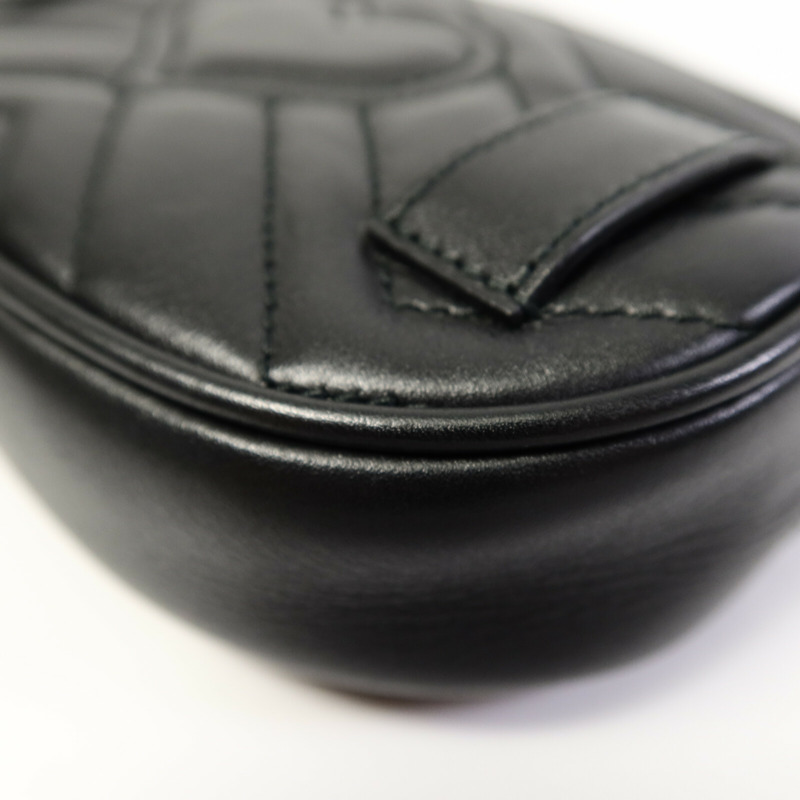 GUCCI 牛皮皮革GG Marmont Waist Bag肩背袋-12