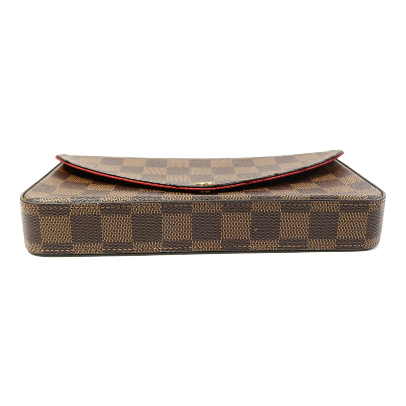 LOUIS VUITTON Damier Felice Pochette鏈帶肩背袋-3