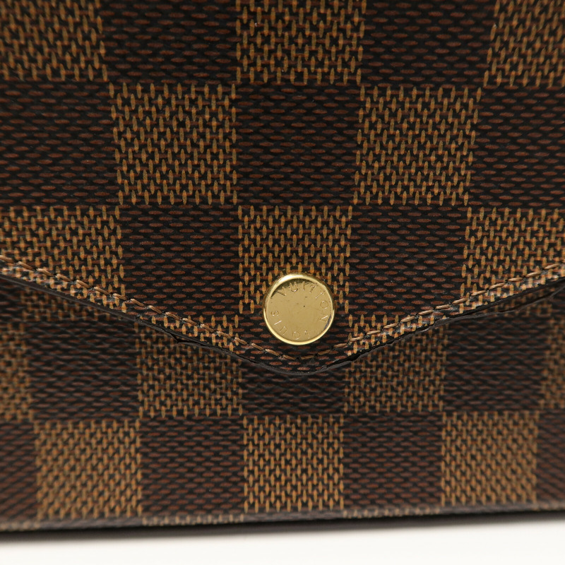 LOUIS VUITTON Damier Felice Pochette鏈帶肩背袋-6
