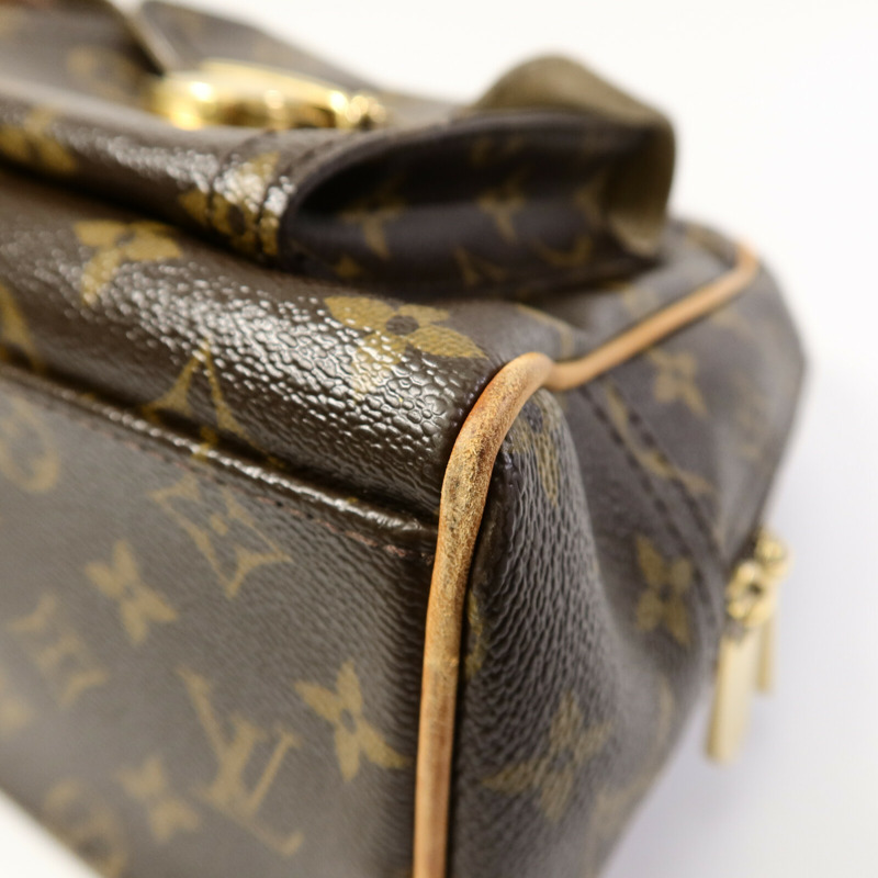 LOUIS VUITTON Monogram Manhattan GM手挽袋-9