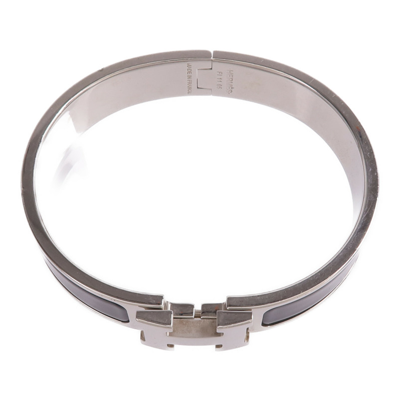 HERMES 金屬/琺瑯Clic H Bracelet手鐲-3