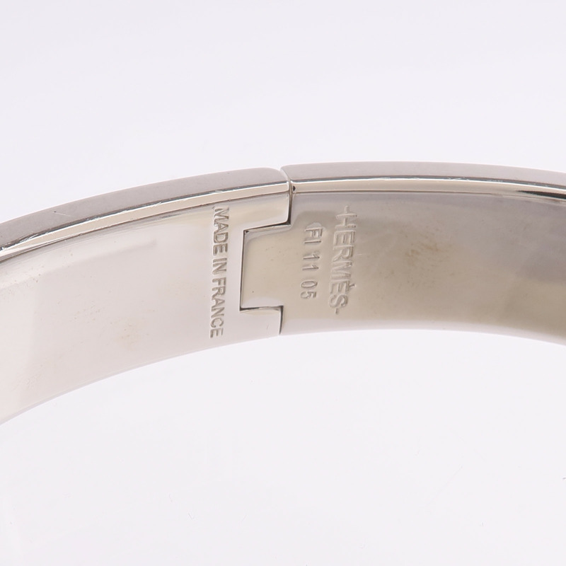 HERMES 金屬/琺瑯Clic H Bracelet手鐲-5