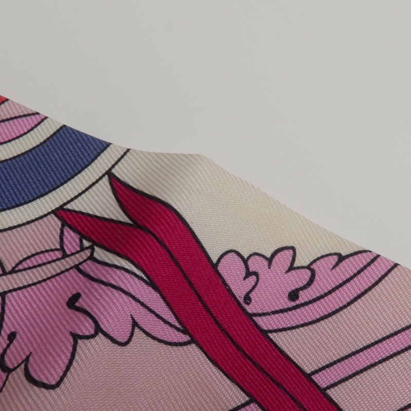 HERMES 絲質Twilly絲巾-9