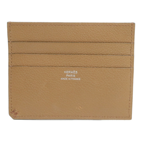 HERMES Evercolor皮革H Sellier Card Holder卡片套Alezan