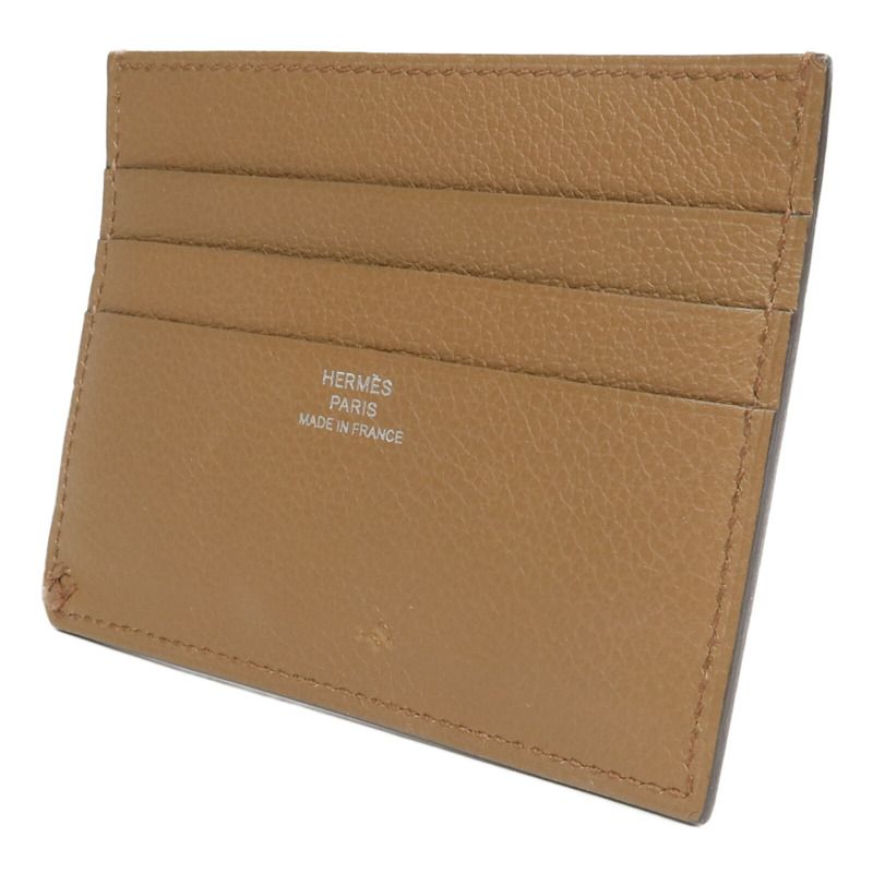 HERMES Evercolor皮革H Sellier Card Holder卡片套Alezan-2