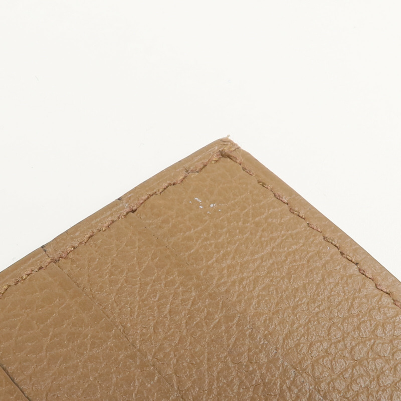 HERMES Evercolor皮革H Sellier Card Holder卡片套Alezan-15