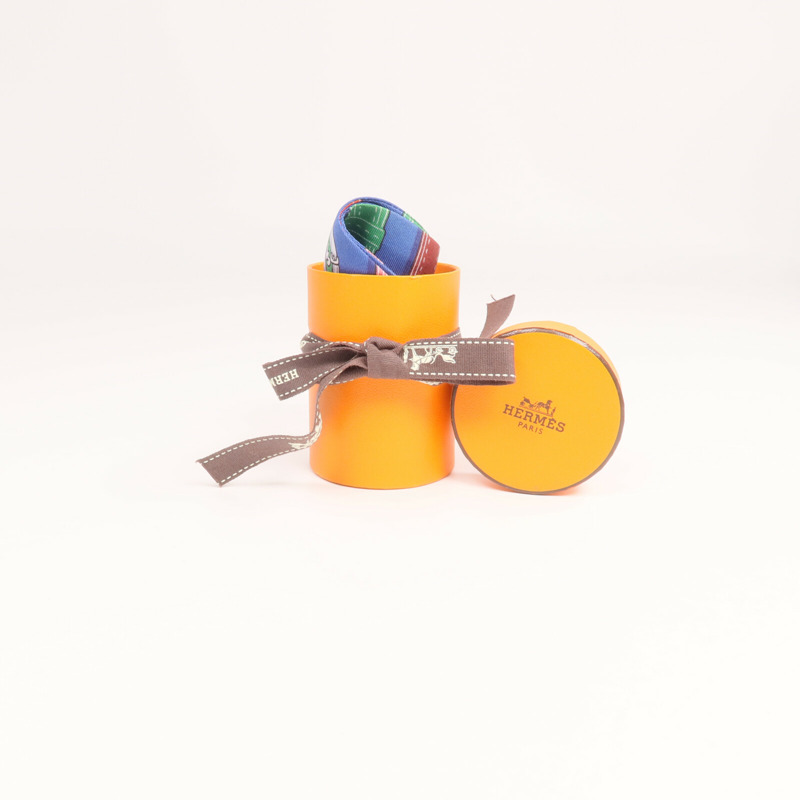 HERMES 絲質Twilly絲巾-9