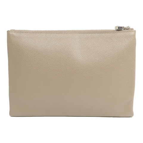HERMES Evercolor皮革Atout 20 Pouch手拿包Gris Tourterelle