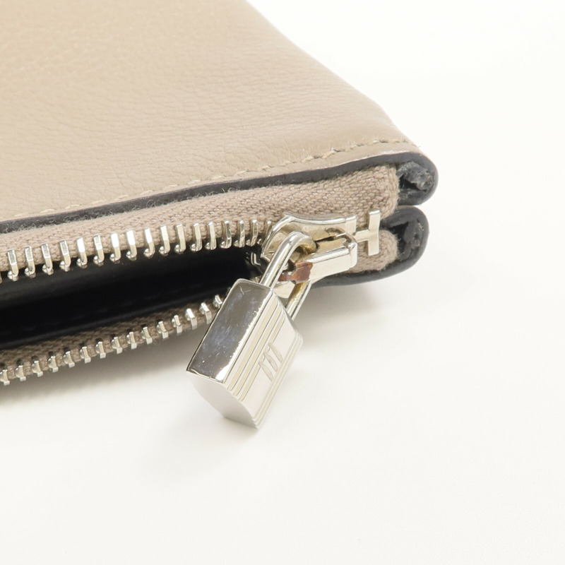 HERMES Evercolor皮革Atout 20 Pouch手拿包Gris Tourterelle-6