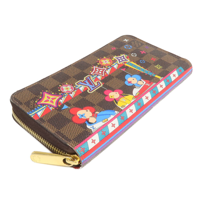 LOUIS VUITTON Damier Vivienne Bumper Cars Zippy Wallet長錢包-1