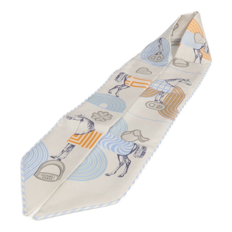 HERMES 絲質Twilly絲巾-2