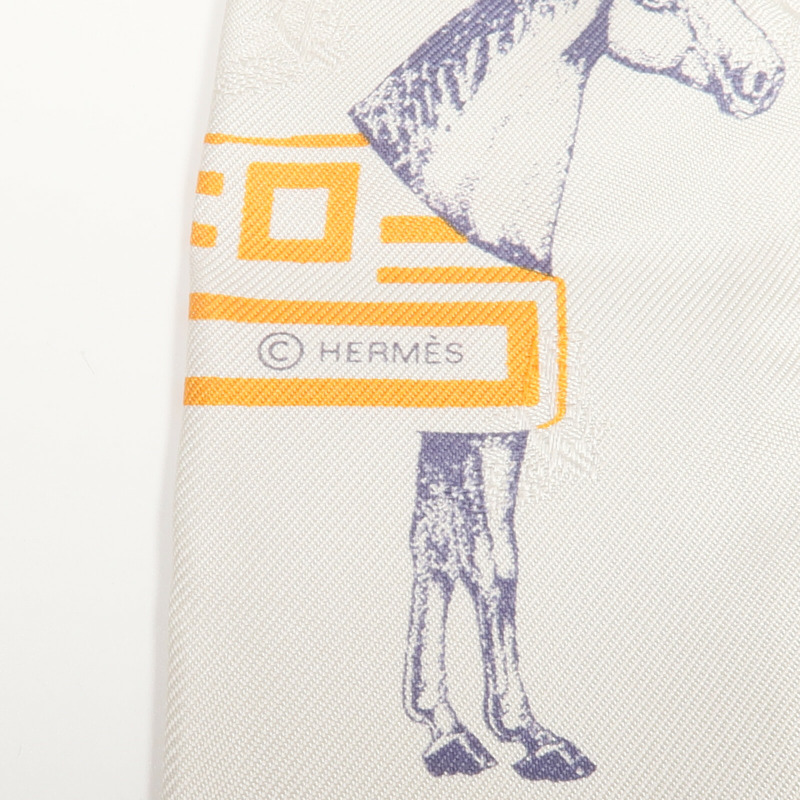 HERMES 絲質Twilly絲巾-5