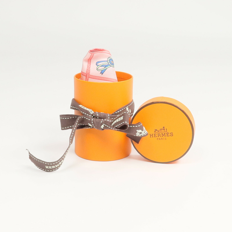 HERMES 絲質Twilly絲巾-8