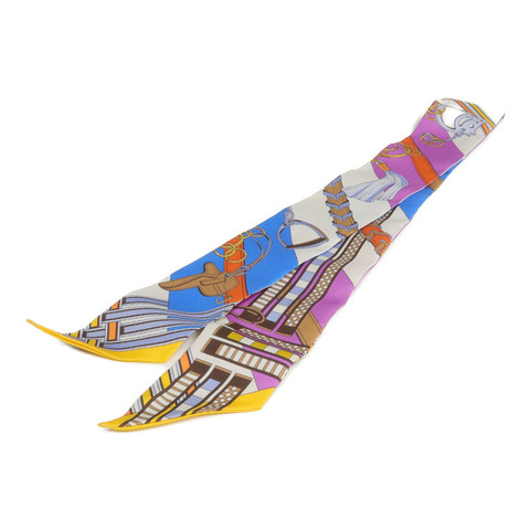 HERMES 絲質Twilly絲巾