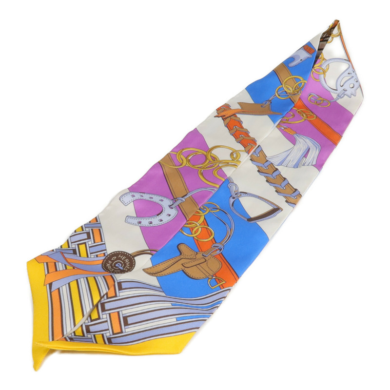 HERMES 絲質Twilly絲巾-2