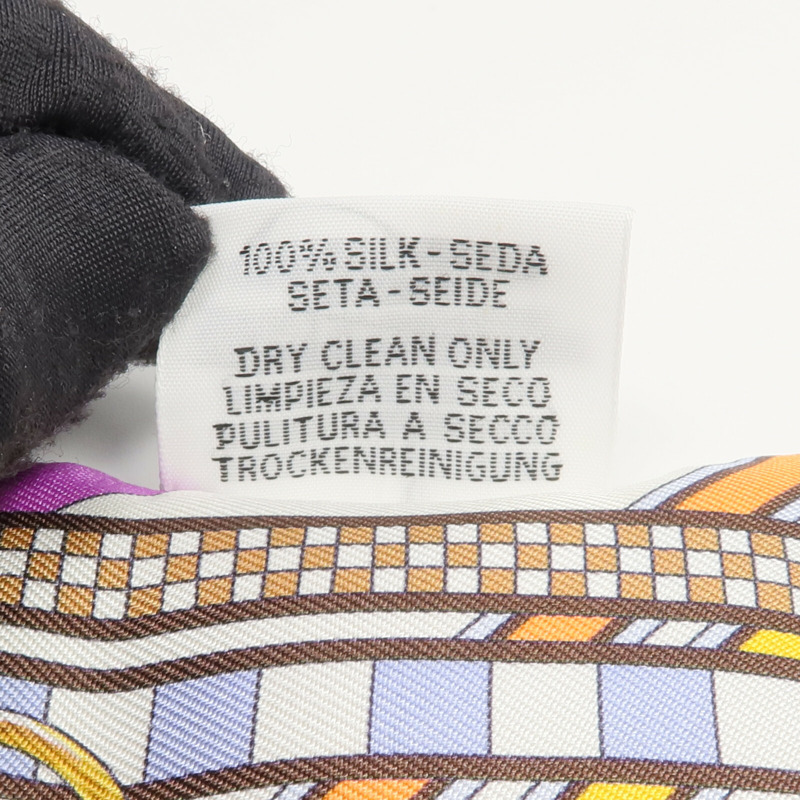 HERMES 絲質Twilly絲巾-7