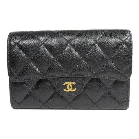 CHANEL 牛皮皮革Classic Medium Flap Wallet長錢包