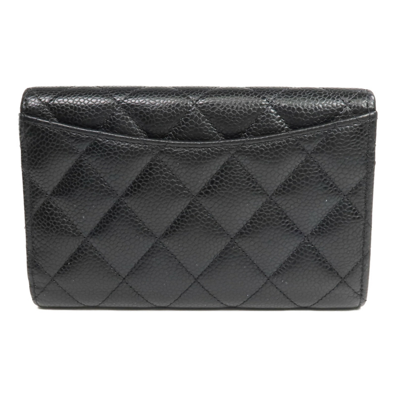 CHANEL 牛皮皮革Classic Medium Flap Wallet長錢包-1
