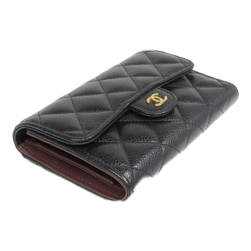CHANEL 牛皮皮革Classic Medium Flap Wallet長錢包-3