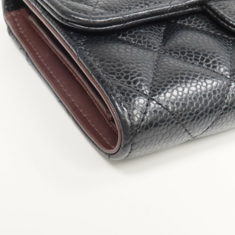 CHANEL 牛皮皮革Classic Medium Flap Wallet長錢包-8