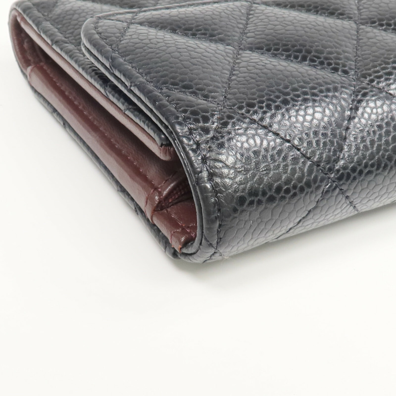 CHANEL 牛皮皮革Classic Medium Flap Wallet長錢包-9