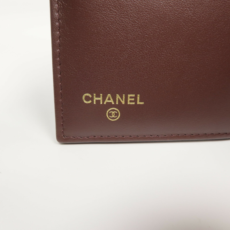 CHANEL 牛皮皮革Classic Medium Flap Wallet長錢包-12