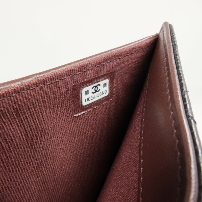 CHANEL 牛皮皮革Classic Medium Flap Wallet長錢包-14