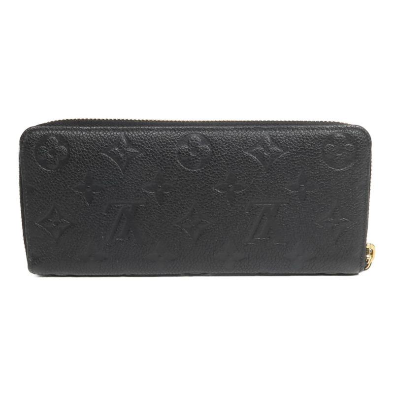 LOUIS VUITTON Monogram Empreinte Clemence Wallet 金扣長錢包-1
