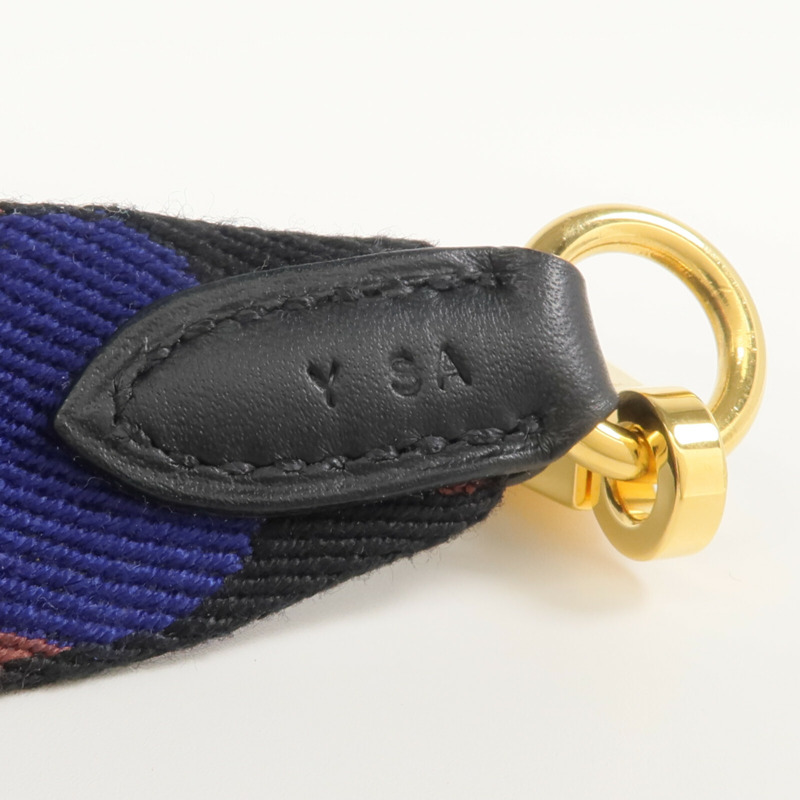 HERMES 帆布/牛皮皮革Sangle Flipperball 25mm Bag Strap肩帶-5