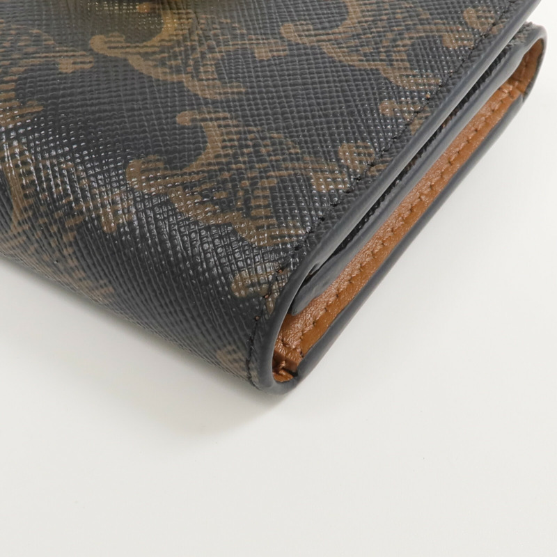 CELINE 塗層帆布Fine Strap Wallet Nino錢包-7