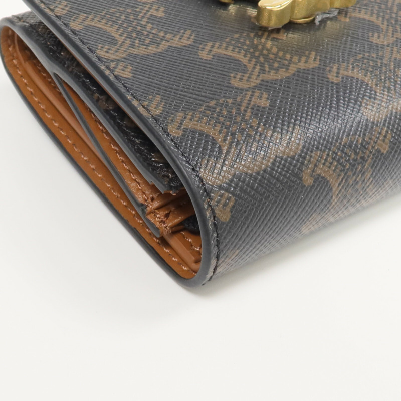 CELINE 塗層帆布Fine Strap Wallet Nino錢包-8
