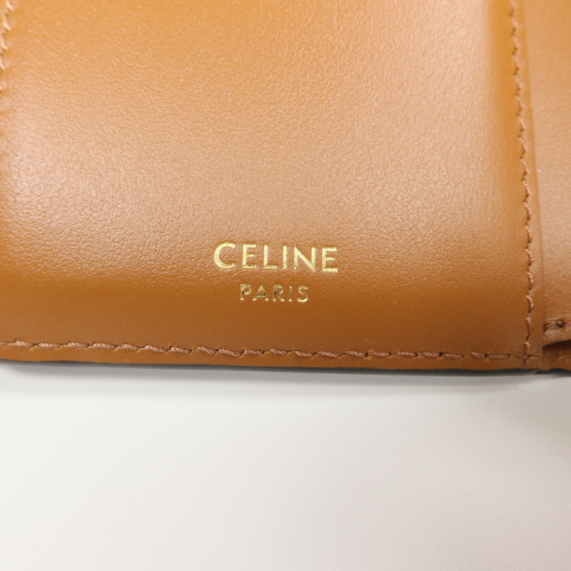 CELINE 塗層帆布Fine Strap Wallet Nino錢包-13