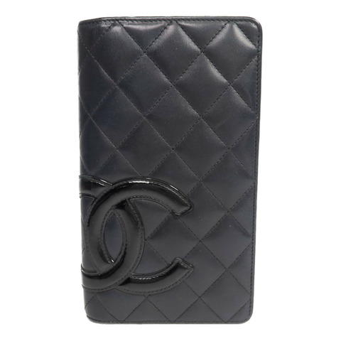 CHANEL 牛皮皮革Cambon Long Wallet長錢包