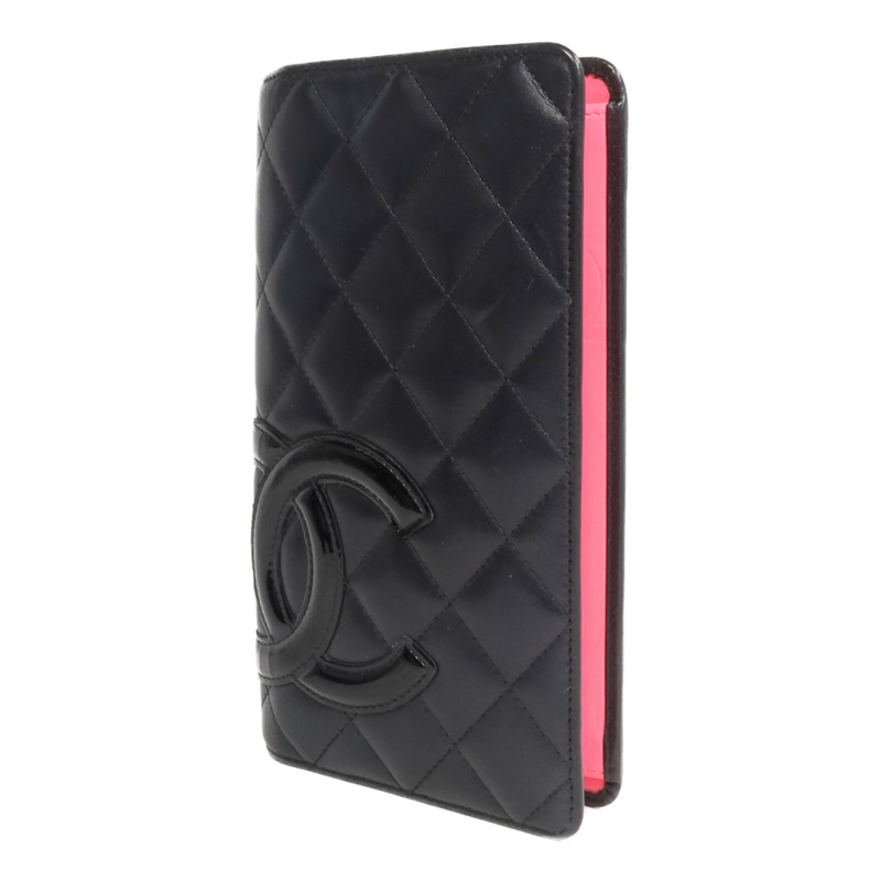 CHANEL 牛皮皮革Cambon Long Wallet長錢包-1