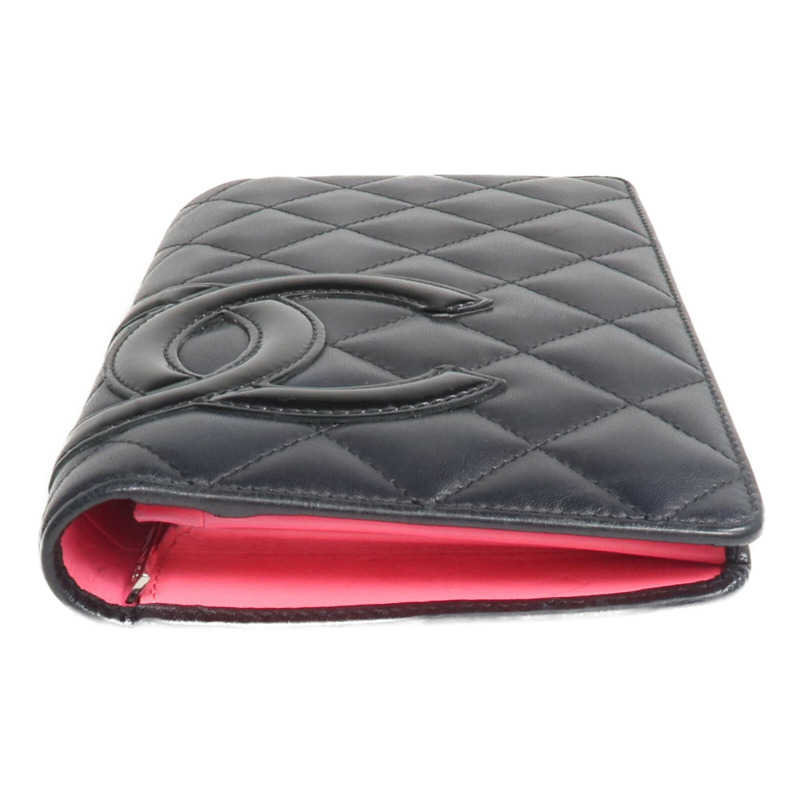 CHANEL 牛皮皮革Cambon Long Wallet長錢包-5
