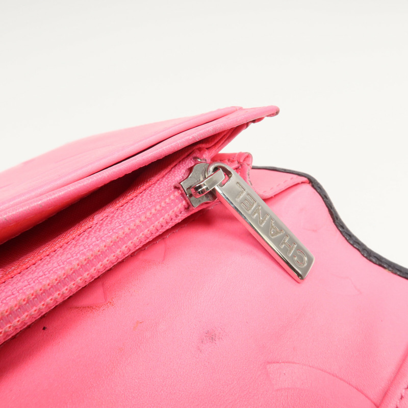 CHANEL 牛皮皮革Cambon Long Wallet長錢包-9
