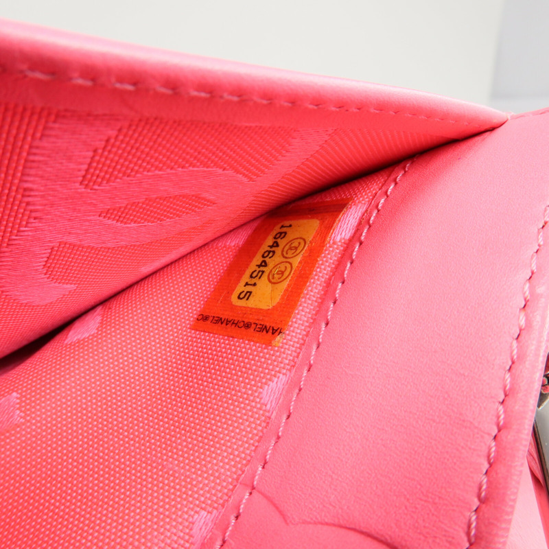 CHANEL 牛皮皮革Cambon Long Wallet長錢包-10