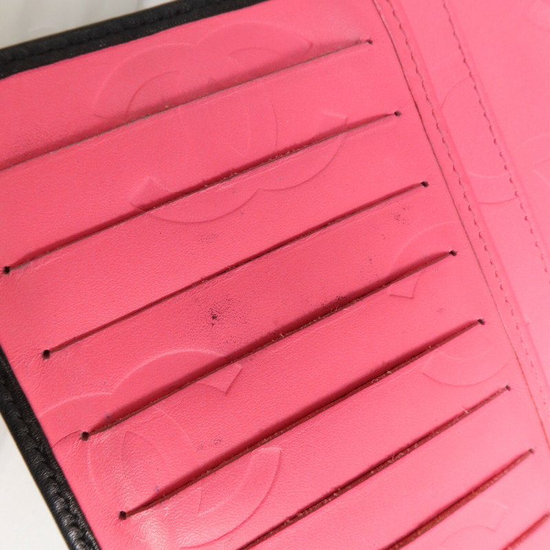 CHANEL 牛皮皮革Cambon Long Wallet長錢包-11