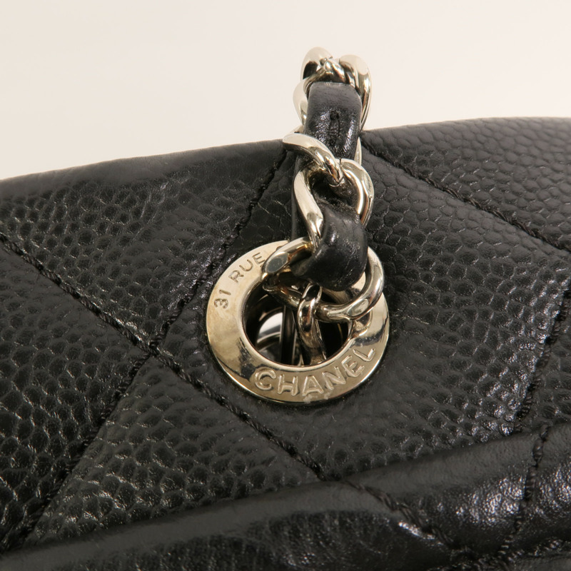 CHANEL 羊皮皮革Shoulder Bag鏈帶肩背袋-6