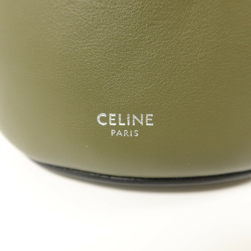 CELINE 牛皮皮革Nano Bucket手挽肩背兩用袋-5