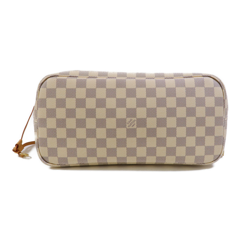 LOUIS VUITTON Damier Azur Neverfull MM肩背袋-3