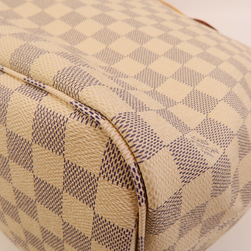 LOUIS VUITTON Damier Azur Neverfull MM肩背袋-10