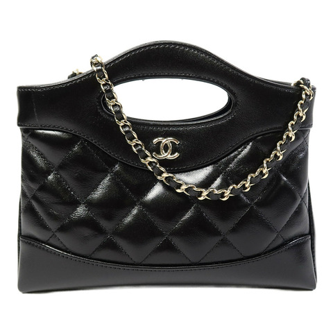 CHANEL 牛皮皮革Chanel 31 Nano鏈帶肩背袋