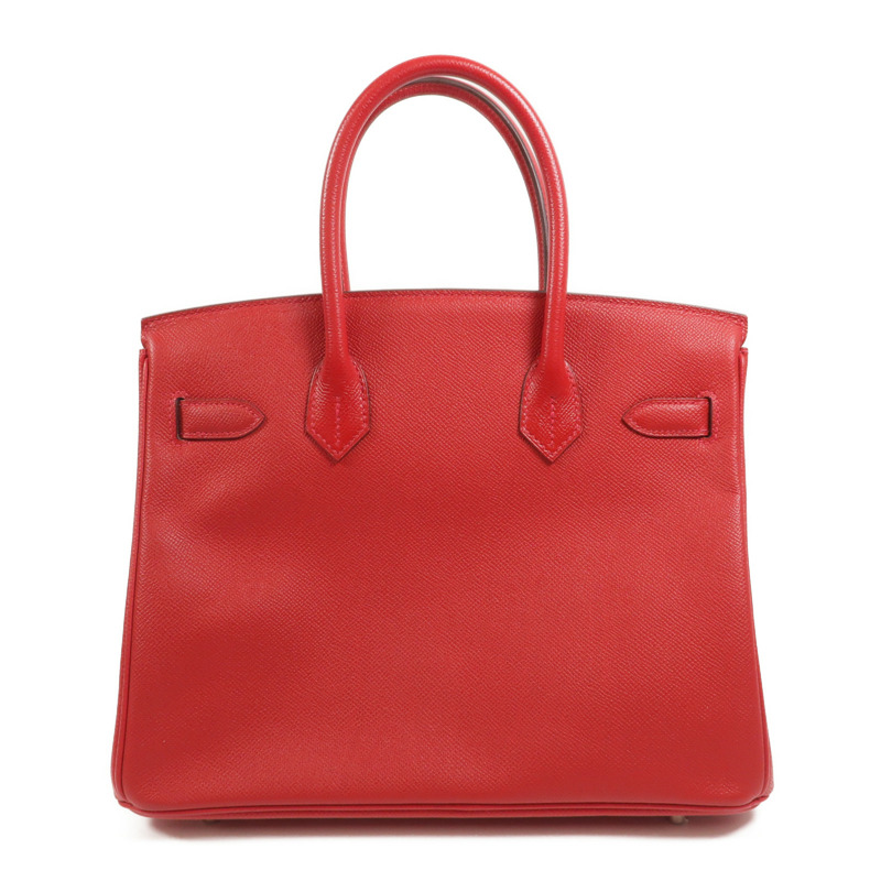 HERMES Epsom皮革Birkin 30手挽袋Rouge Casaque-1